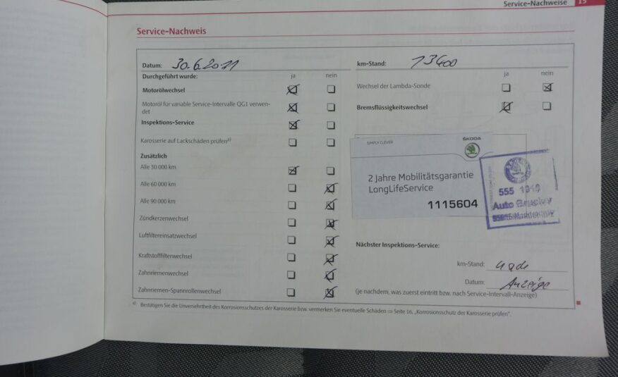 Škoda Roomster 1.9TDi 77kW
