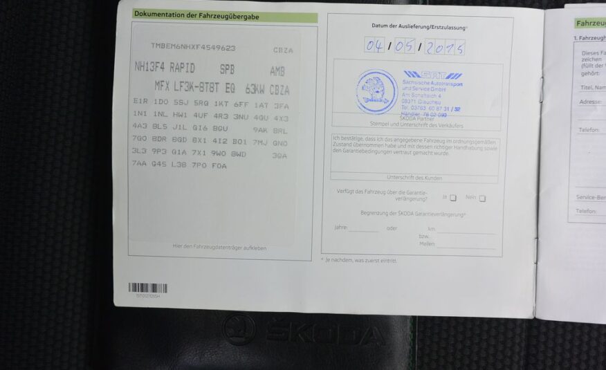 Škoda Rapid 1.2TSi EDIOTION Xenon 63kW