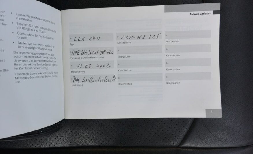 Mercedes-Benz CLK 240 125kW 125kW