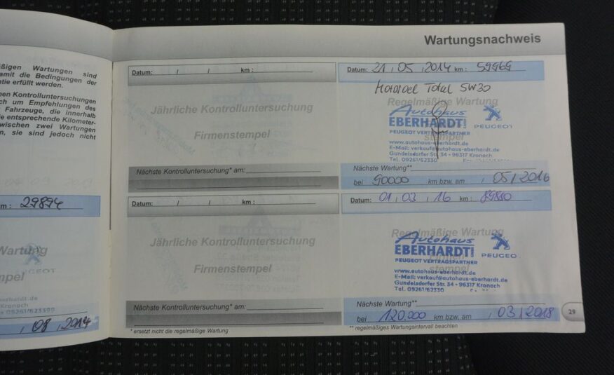 Peugeot 308 2.0HDi SW 7míst 110kW