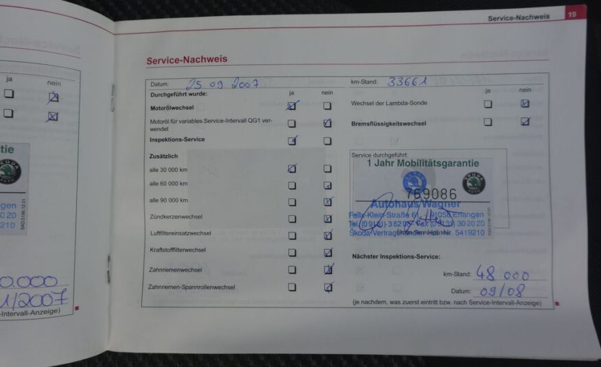 Škoda Fabia 1.4i16v 55kW