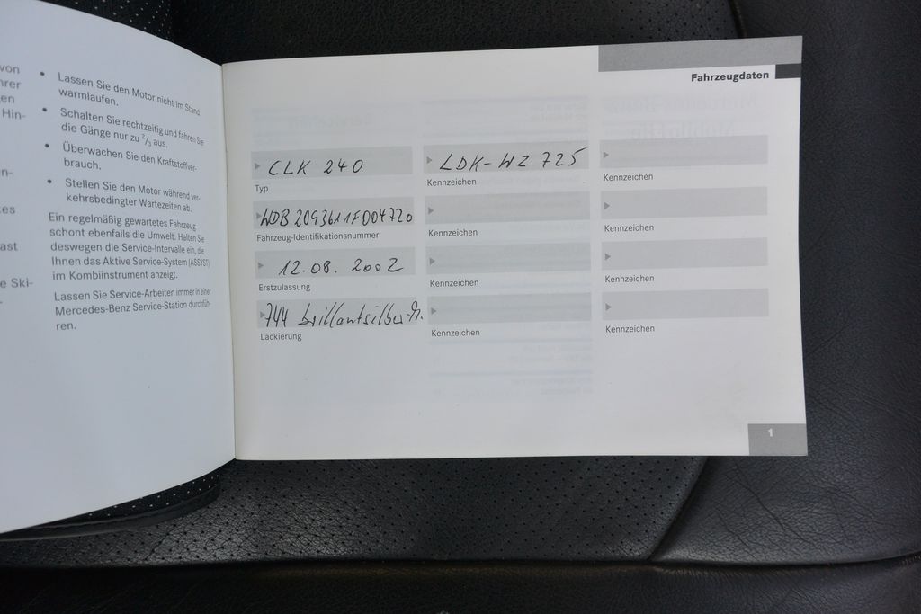 Mercedes-Benz CLK 240 125kW 125kW