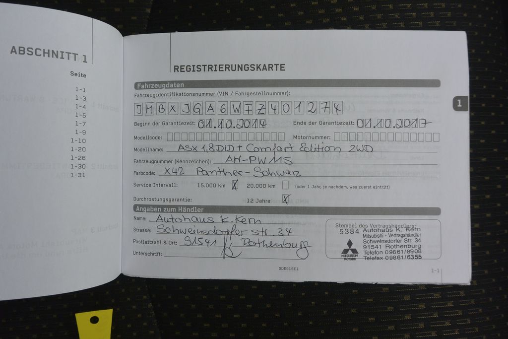 Mitsubishi ASX 1.8DI-D Comfort 2WD