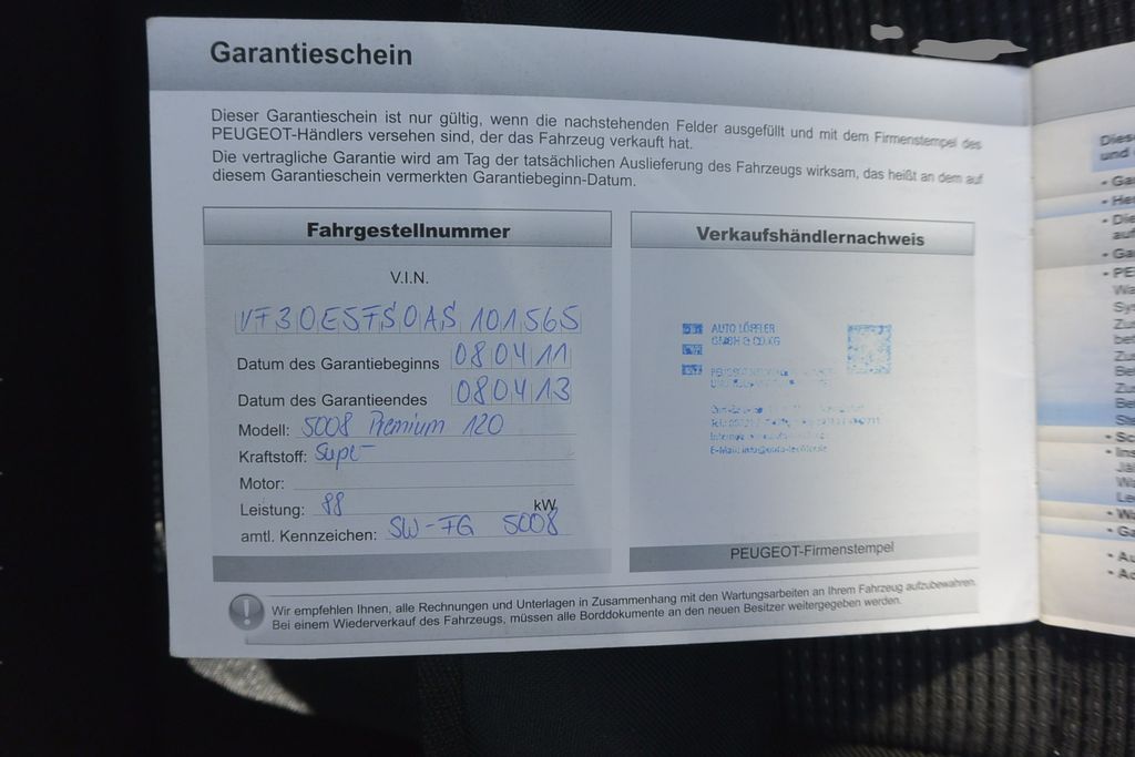 Peugeot 5008 1.6i16v + LPG nové*7míst