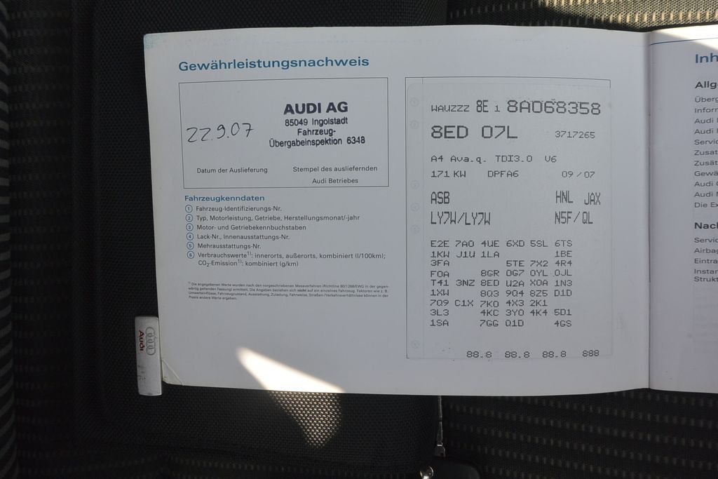 Audi A4 3.0TDi 171kW QUATTRO AUTOMAT