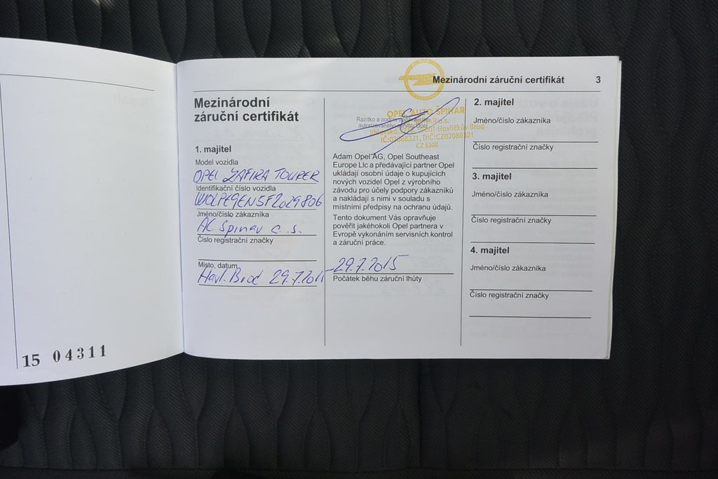 Opel Zafira 2.0CDTi * 7míst